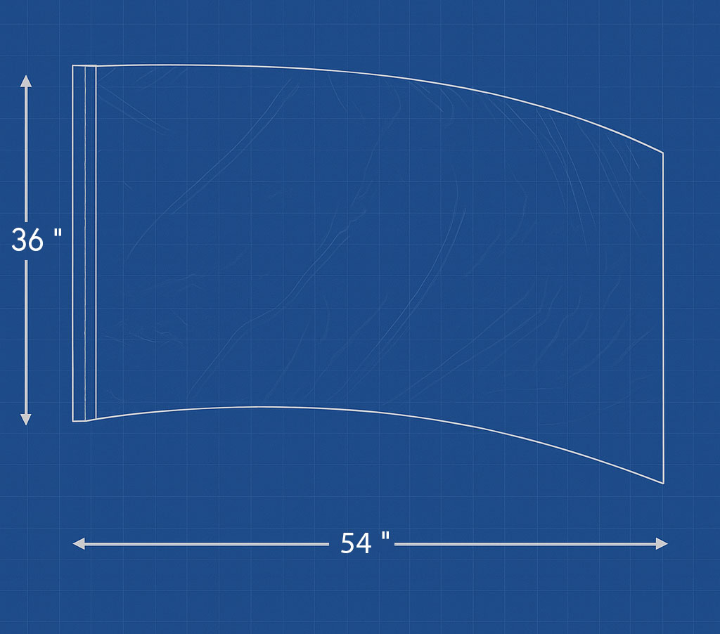 Practice Flag Dimensions